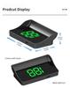 W1 GPS Head Up Display Big Font HUD White Green LED Speedometer KMH Windshield Projector Car Accessories Plug & Play For All Car