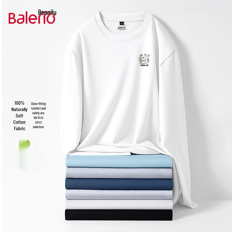 Мужская футболка с длинным рукавом Baleno из чистого хлопка JPB Surf Dog