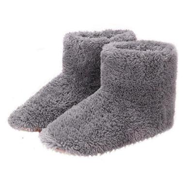 2025 зимняя USB женская и мужская электрическая обувь с подогревом моющаяся обувь с подогревом для пар домашняя обувь для