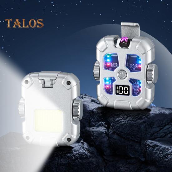 Спиннер Fidget со светодиодной подсветкой, цифровым дисплеем, зарядка через USB, 3 режима, регулируемый воспламенитель, антистрессовый гироскоп, вращающаяся игрушка