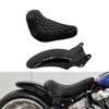 HDBUBALUS Motorcycle Seat Cushion Rear Fender Frame Fender Front Solo Seat Wide Mudguard Mudguard for Harley Softail FXBR FXBRS FLFB FLFBS Breakout