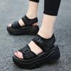 Women's Summer Platform Sandals New All-Match Wedge Velcro Student Casual Sports Roman Sandals