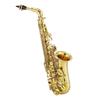 Eastar Alto Saxophone E Saxophone Gold Lacquer Saxophone with Case Care Set Christmas (for Performance) AS-