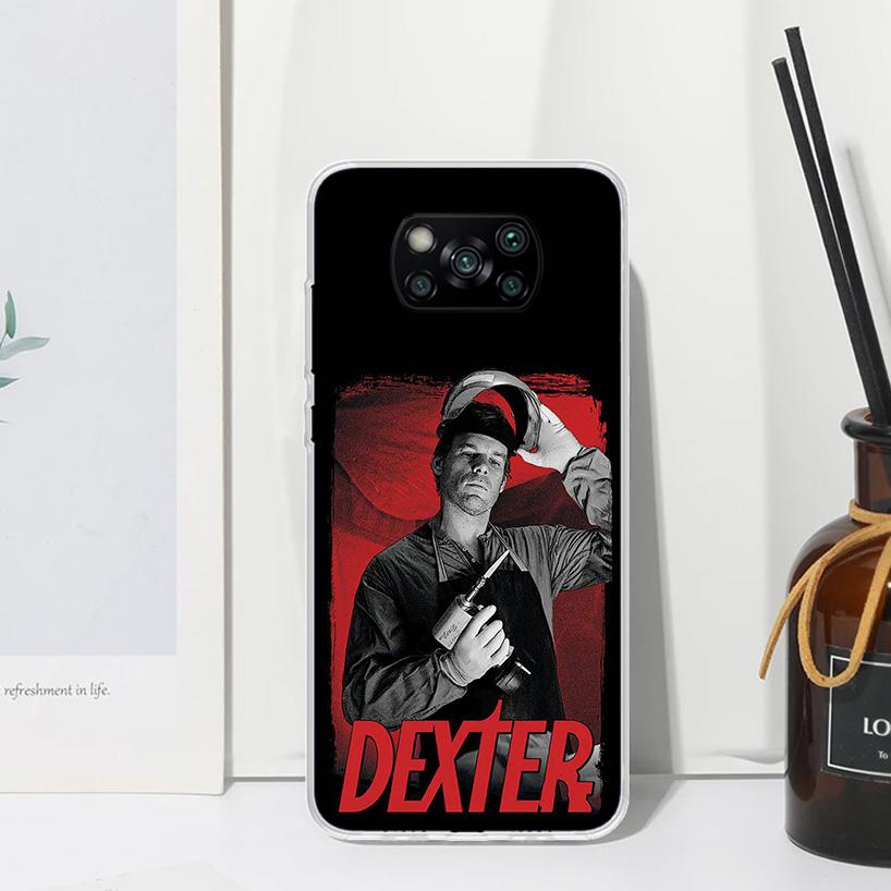 Чехол для телефона Декстер Морган из сериала Для Xiaomi Poco X7 X6 X5 M7 M8 Pro F7 Ultra Redmi 15C 15 13C 13 12C 12 10 10C 10A Арт Fundas Po
