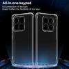 Четырехугольный противоударный чехол TPU для Xiaomi 14T Pro Защитный чехол для Xiaomi 14 13 Lite 13T Прозрачный чехол Fundas Coque