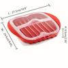 Hot Non Stick Microwave Bacon Baking Tray With Lid Suitable For Holidays Including Halloween Christmas Easter Thanksgiving