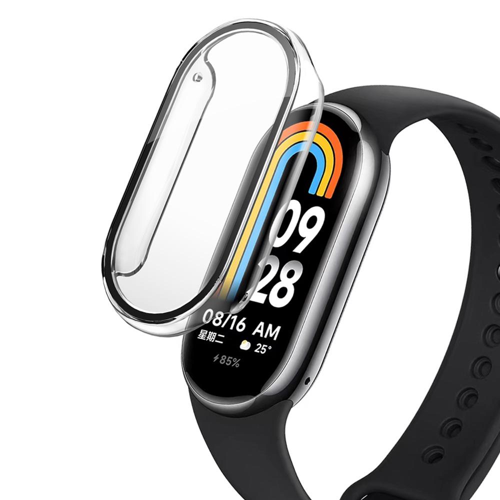 Чехол+стекло Для Xiaomi Mi Band 8 7 6 Аксессуары Чехол+Пленка Защитный чехол Full Coverage Miband 7 6 5 4 3 защитное стекло для экрана