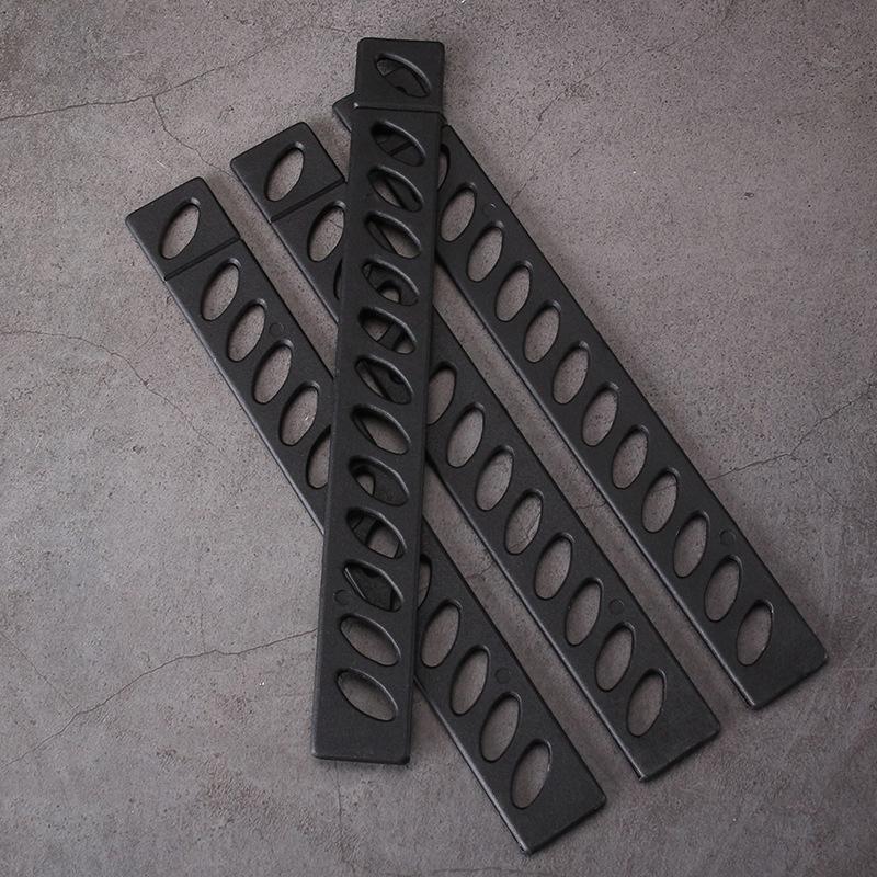 5 шт., защита кромок ножа шеф-повара, пластиковый черный защитный чехол для лезвия ножа, кухонные инструменты, ножны, кухонные аксессуары