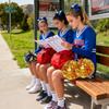 1PC Cheerleading Pompom Holder Cheer Bag Organizer With Snapbutton Durable Hanger For Multiple Poms Cheer Gear Accessories