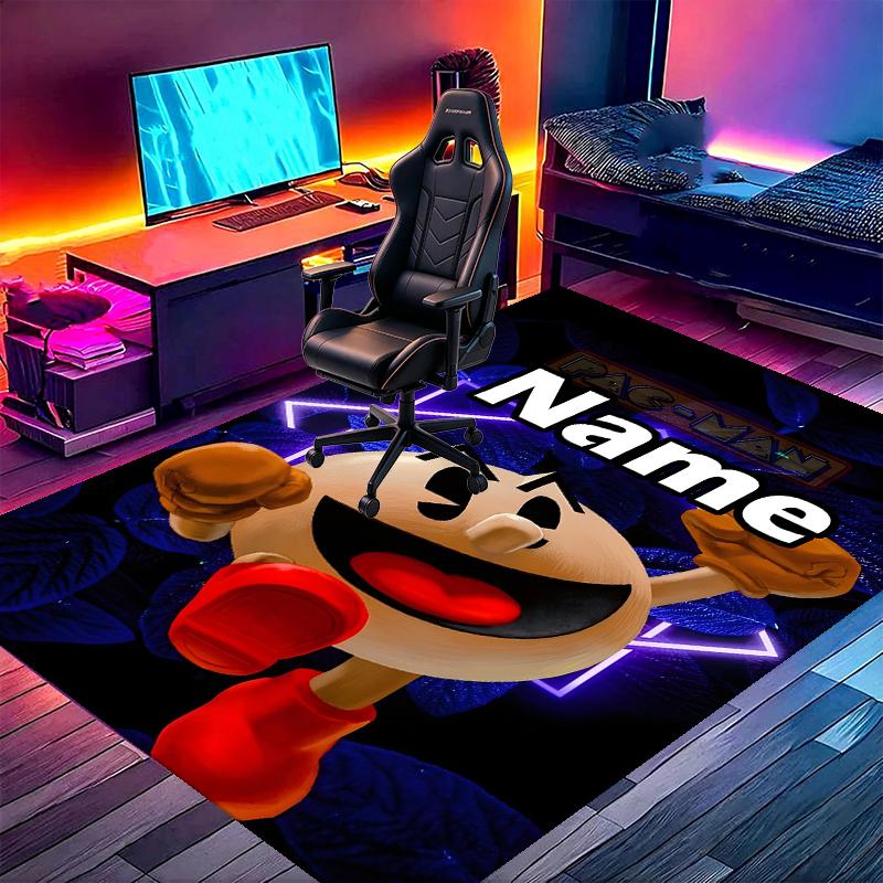 Custom Name Personalized PAC Print Carpet, Versatile Home Decor Rug, for Playroom, Apartment, Balcony, Entryway, Hallway Gift