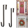 12/15 Inch Wreath Metal Hook Large Floral Wreath Hanger Front Door Hanger   Easter Wreath