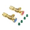 R12 R410 Refrigerant Charging Valve,   Conditioning Refrigerant Liquid   Valve Copper   Control Valves Copper and    Valve