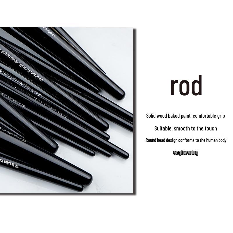 Набор кистей для макияжа из шерсти животных Moyu: Кисти для теней, теней для носа, растушевки и консилера