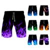 Fashion Men's Strapped Hawaiian Beach Fit Sport Casual Shorts Pants