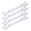 Uxcell Thin Open End 8mm X Metric Double Open End Chrome Mirror High Carbon Thin Wrenches for Home Machine 4 Pieces Wrenches, 9mm, Wrenches, Plated,