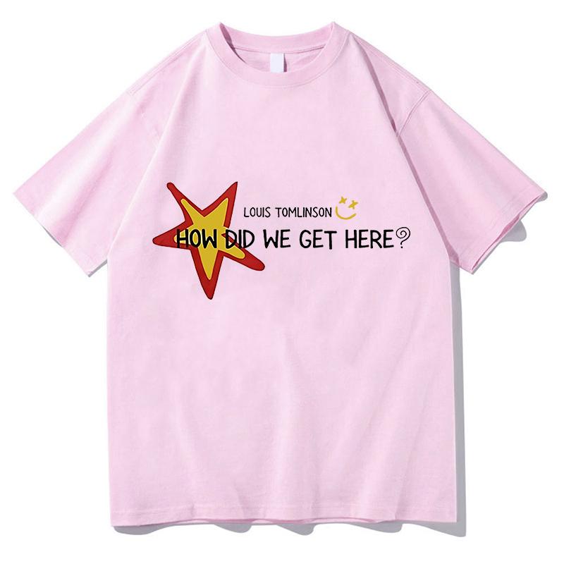 Louis Tomlinson How Die We Get Here Fans TShirts Gift Unisex Tour 2026 Shirt Mens Clothing Casual Pure Cotton Streetwear Tops