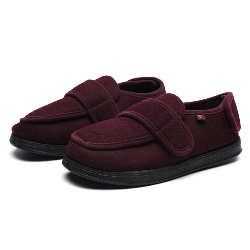 Unisex Memory Foam Diabetes Slippers Comfy Warm Mesh Arthritis Edema Swelling Wide Health Shoes for Elders