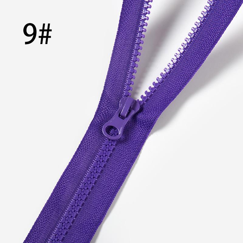 5# Спиральные молнии из смолы Портной Цветная молния с открытым концом DIY Ручная работа Пуховик Пальто Одежда Швейные аксессуары