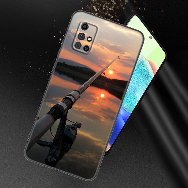 Чехол для телефона Hunter Man Fishing Dog для Samsung Galaxy A21 A30 A50 A52 S A13 A22 A32 A33 A53 A73 5G A11 A12 A31 A51 A70 A71 A72