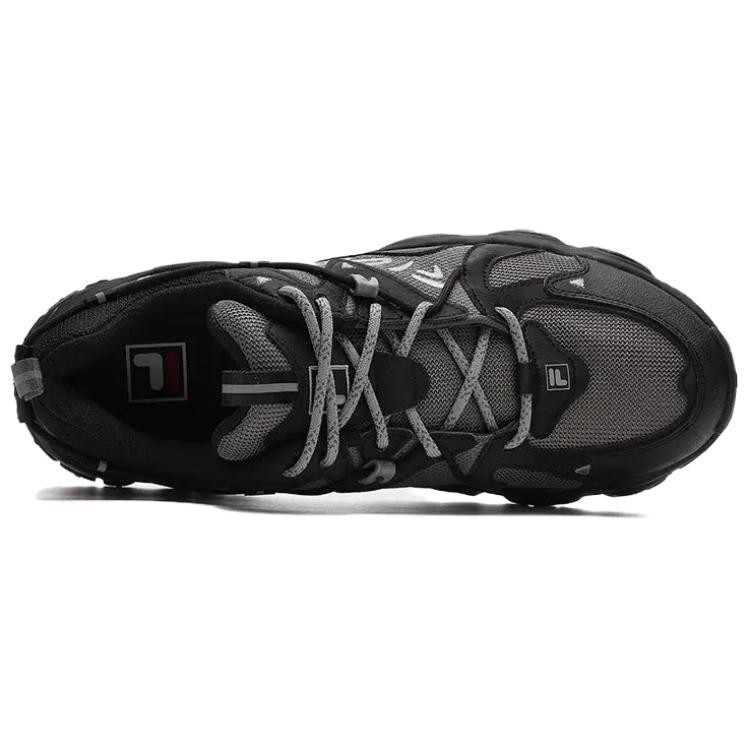 Fila Fluid 4 Ретро Спортивные Дышащие Низкие Повседневные Кроссовки Женские кроссовки Черный F12W342107BWA