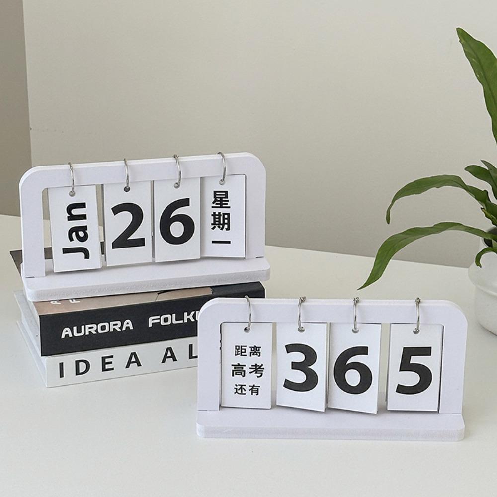 INS Деревянный Календарь Скандинавский Стиль Настольный График Вечный Календарь Офис