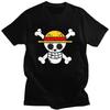 2026 One Piece Мужская Женская Футболка Monkey D. Луффи Японское Аниме Летняя Короткий Рукав Высокое Качество Носить Хип-Хоп Уличная Одежда Оверсайз Футболка