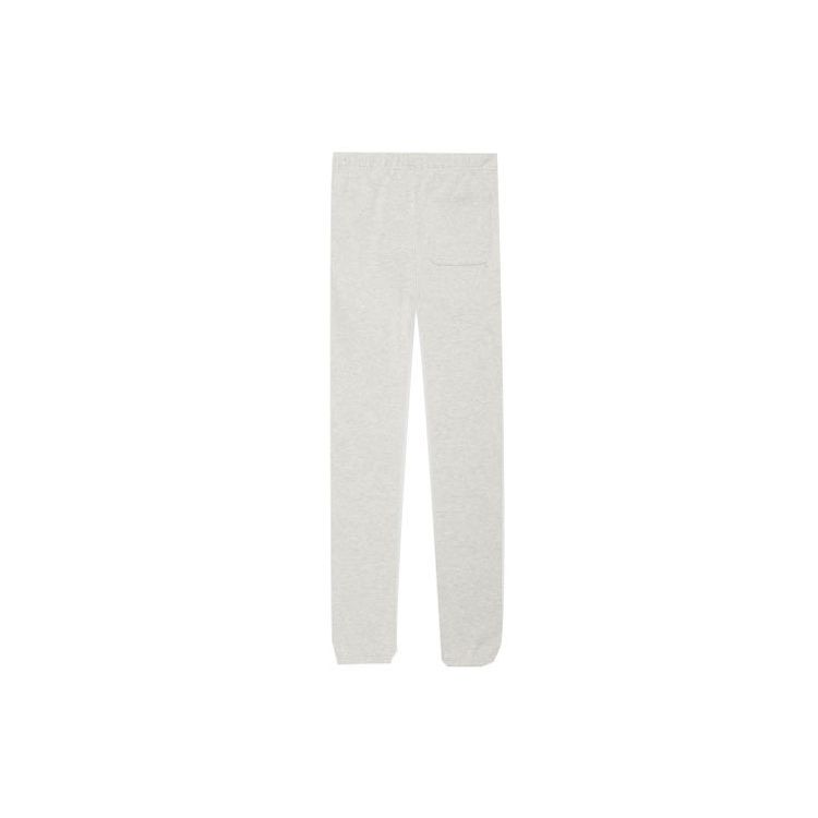 Fear of God Essentials Флисовые штаны на шнурке с логотипом, унисекс, цвет Светло-серый Овсяный FOG-SS21-602