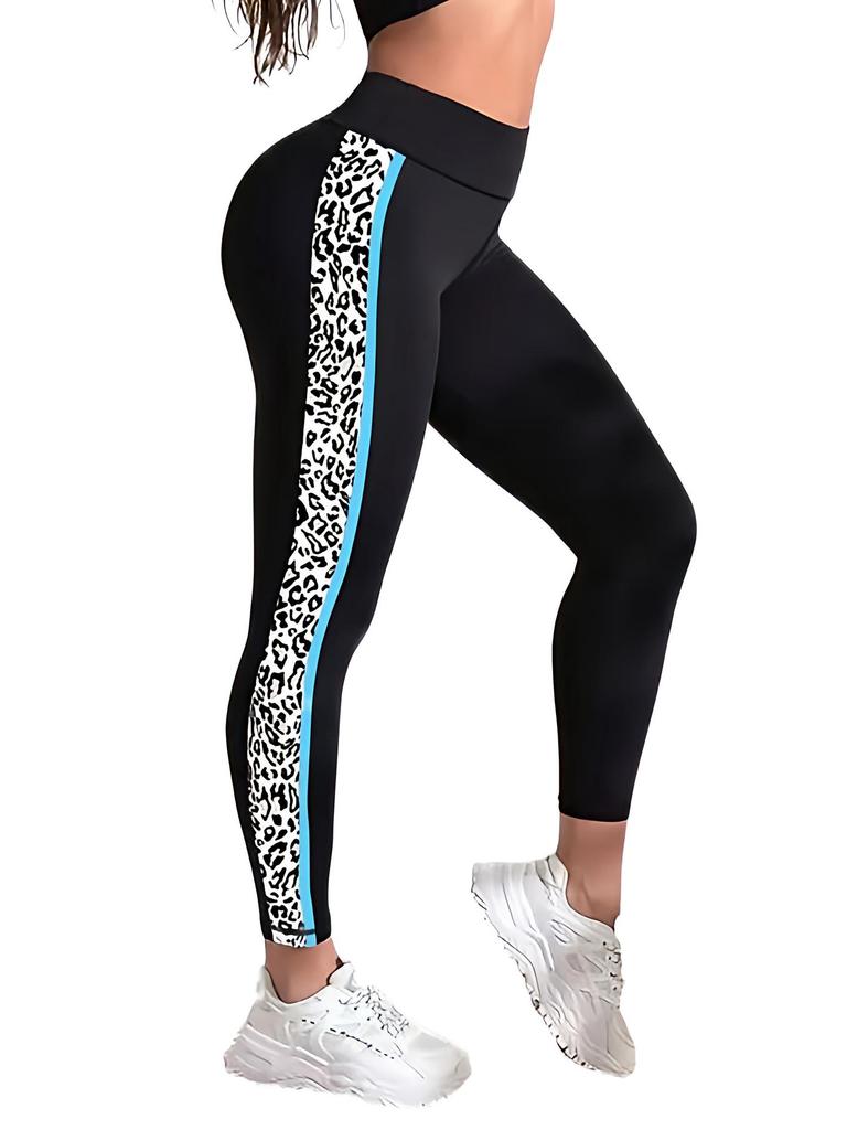 Женские однотонные брюки с высокой талией для йоги и фитнеса