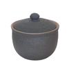 Hechimon Salt Made In Japan Pot, Large, Black,