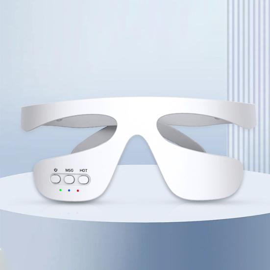 Очки для светотерапии красным светом Массажер для области под глазами Портативное устройство для ухода за глазами Светодиодный корректор для глаз для удаления морщин и подтяжки кожи