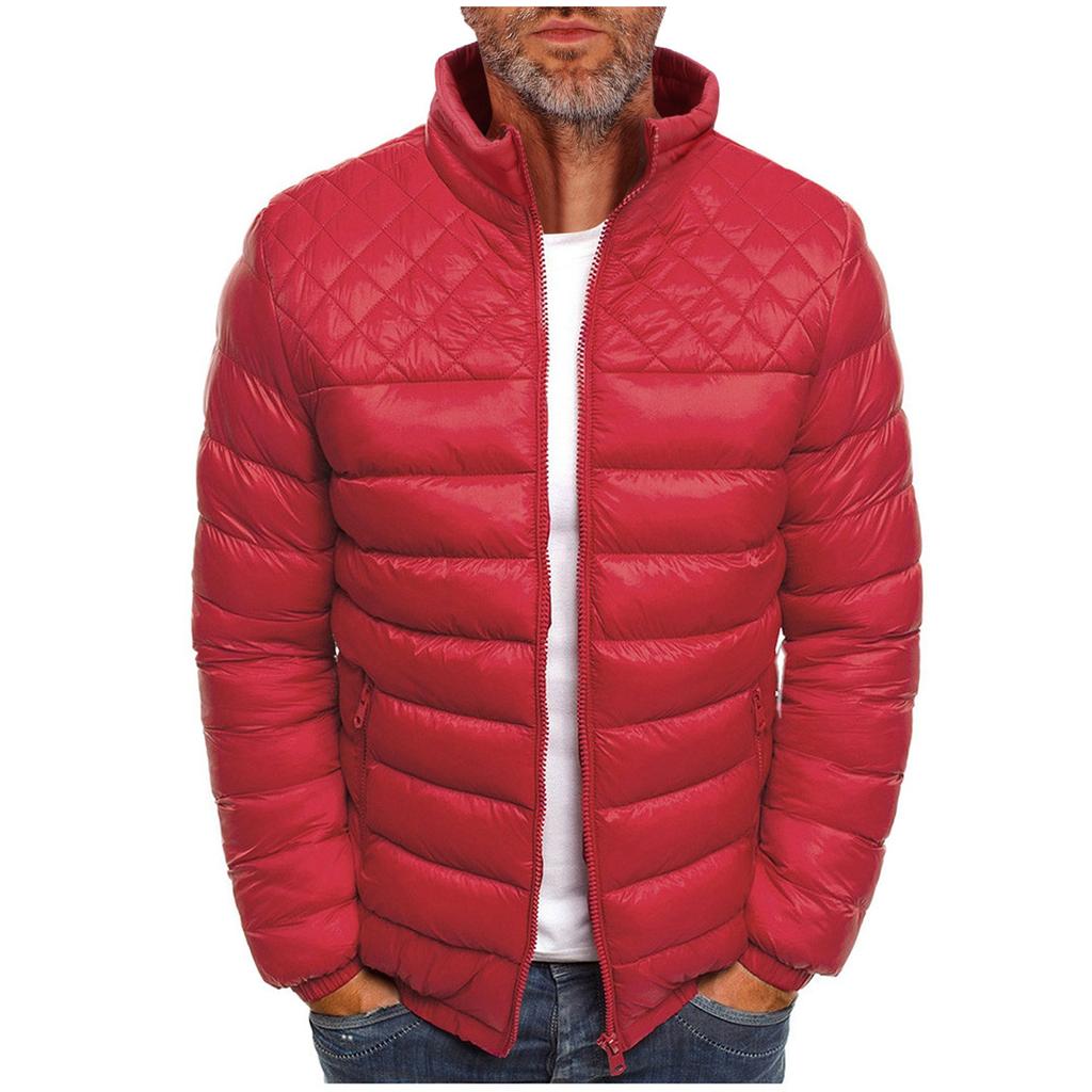 Men's Winter Cotton Padded Jackets Thick Warm Coat Fashion Zipper Cold Blouse Casual Sports Streetwear Male Outwear