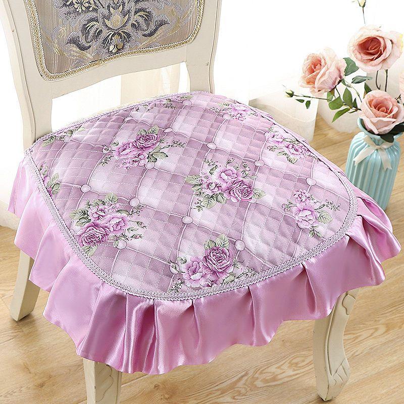 1 шт. Нескользящая подушка на стул для дома и офиса - моющаяся, тканевая подушка на сиденье в современном стиле для обеденных и кухонных стульев