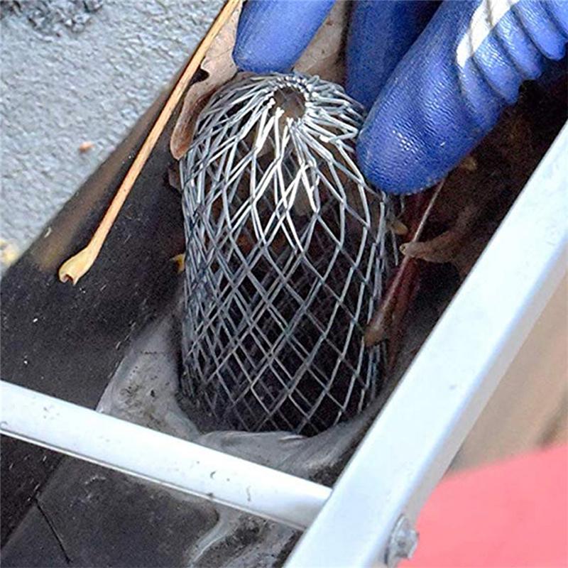 Крыша Защитные фильтры для водостоков Расширить алюминиевый фильтр Сетчатый фильтр Останавливает Крышку водосточной сетки