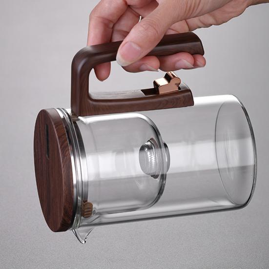 Волшебный чайник 600/720/800 мл Стеклянный магнитный чайник с ситечком Магнитный инфузор для разделения воды