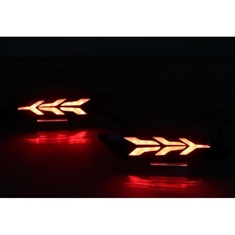 2Pcs Taillight For Honda HR-V HRV Vezel 2015 2016 2017 2018 Led Rear Bumper Brake Light Turn Signal Lamp Drive Warming Lights