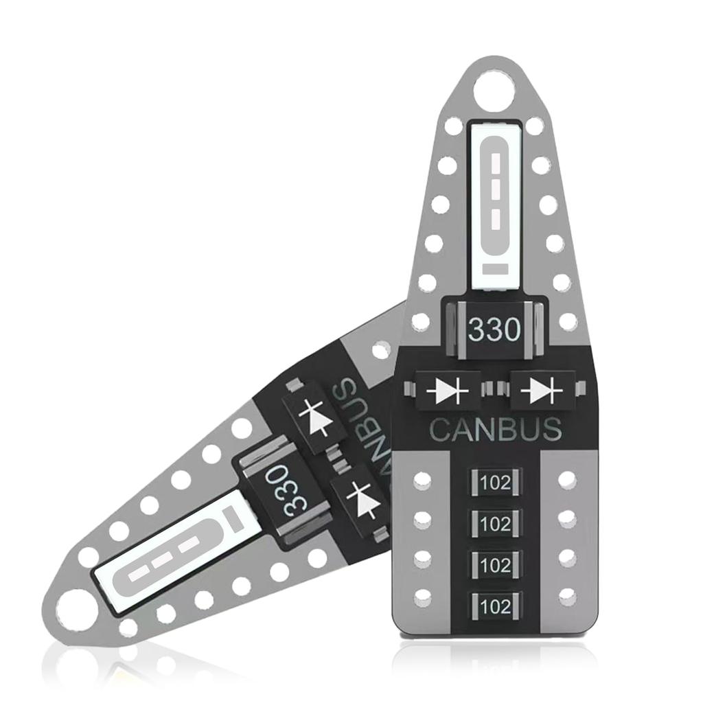 Светодиодная лампа WENLE T10 Синяя 8000K Лампа подсветки номерного знака Габаритный огонь Задний фонарь Угловой фонарь Указатель поворота