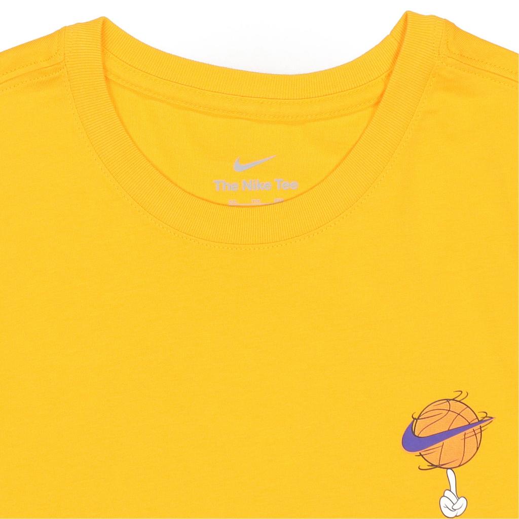 Nike Спортивная футболка с коротким рукавом Space Jam с мультяшным принтом, мужские топы, золото DH3826-739