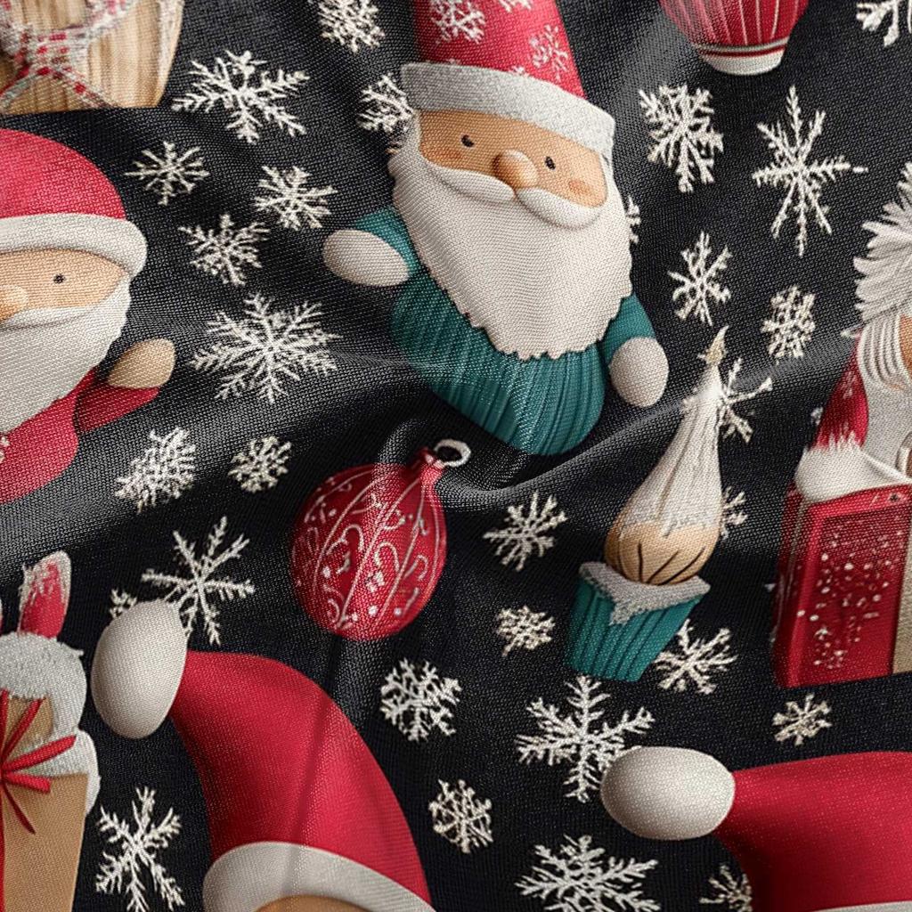 Women's Fashion V-neck Short Sleeve Workwear With Pockets Christmas Printed Tops