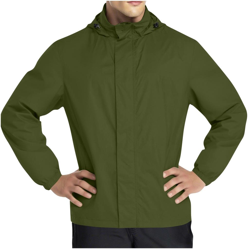 Rain Jacket Men Raincoat Running Waterproof Windproof Travel Hiking Cycling Rain Coat
