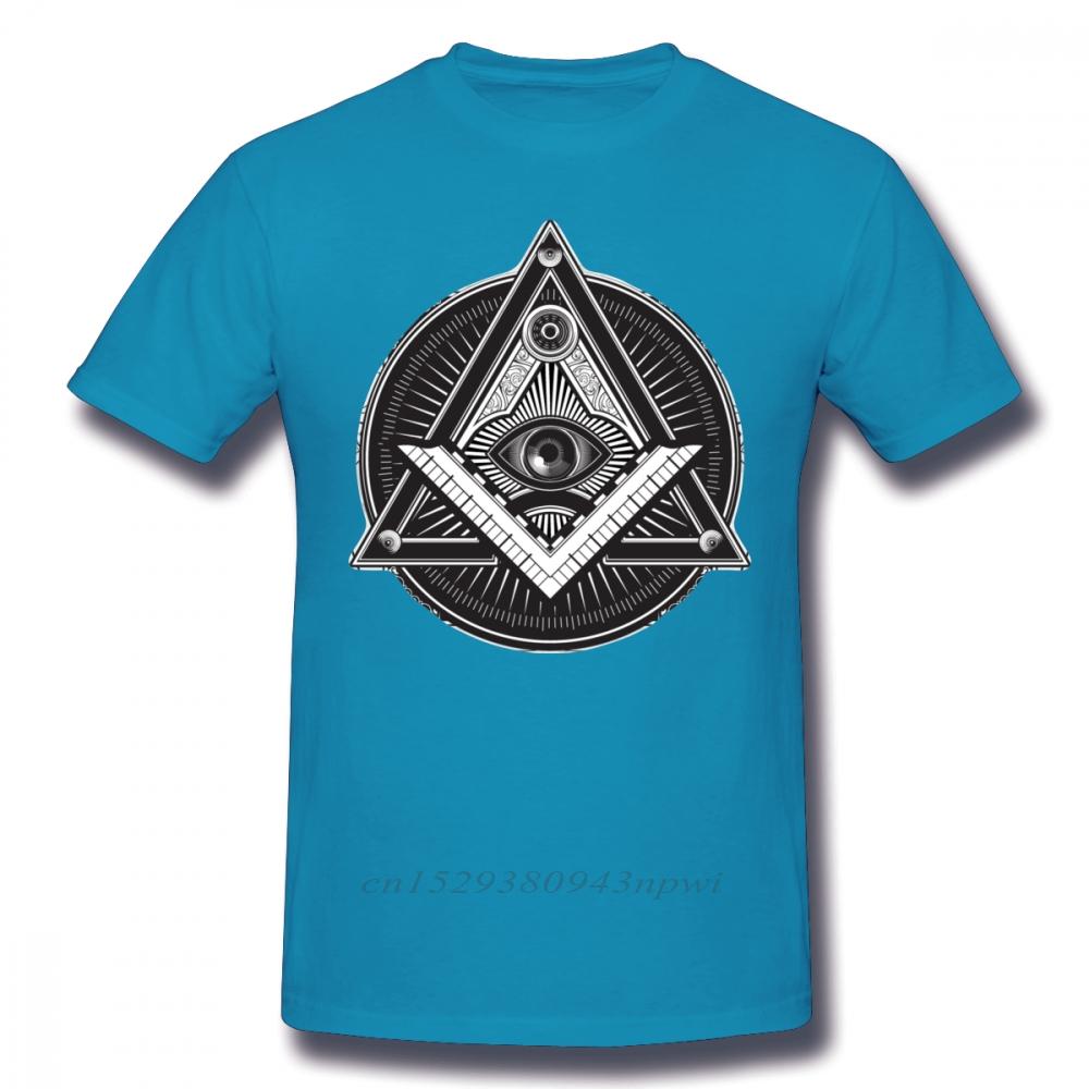 Illuminati T Shirt Illuminati Tshirt Classic Short Sleeves Tee Shirt Graphic 3xl Male Funny 100 Cotton Tshirt