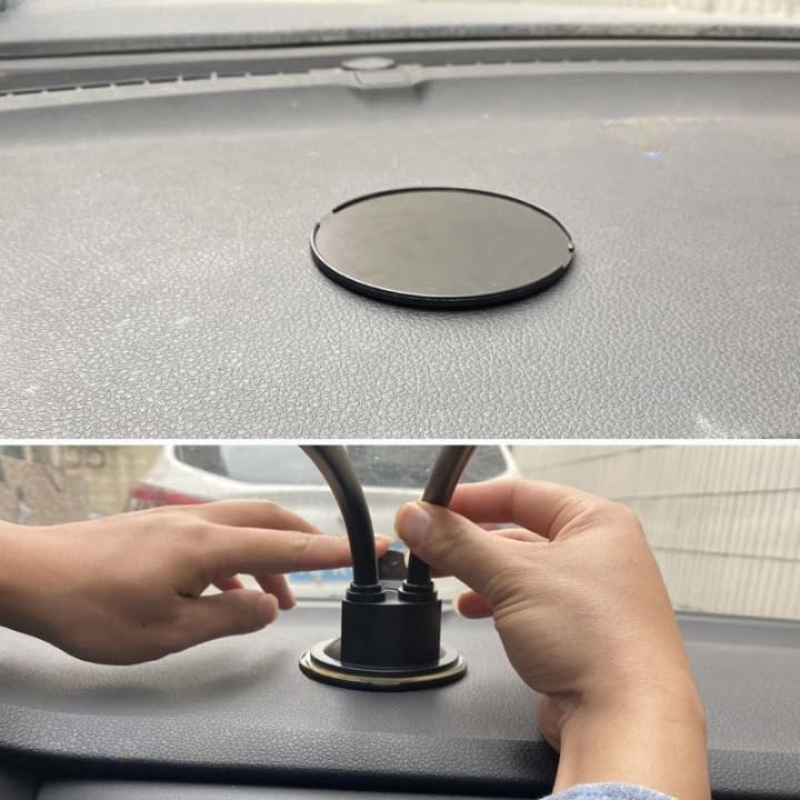 YIXINLYMY Присоска для приборной панели, вспомогательная присоска с клейкой лентой 3M, прочный клей, портативный, диаметр набора из 3 штук 73/86 мм (86мм)