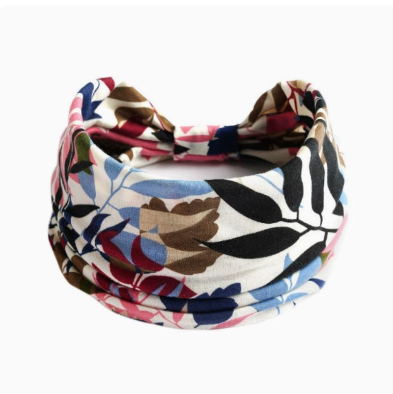 Женская повязка на голову из хлопка с принтом в стиле бохо, спортивная повязка на голову, полосатая повязка на голову, повязка на голову с широкими краями, повязка на голову для йоги, мягкая повязка для волос, комплект головного убора, повязка для волос для женщин и девочек