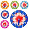 Kids Montessori Wooden Clock Toys Hour Minute Second Cognition Time Learning Teaching Aids Educational Toys for Children