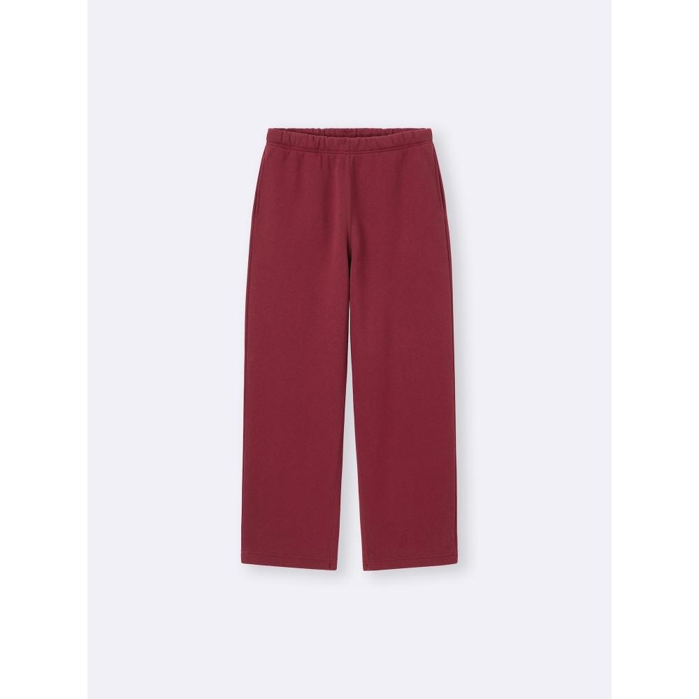 GU by Uniqlo Тяжелые широкие прямые брюки из футера 77.0 81.0см