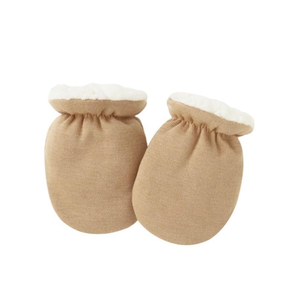 Warm Wool Toddler Gloves Warm Thicken Baby Gloves New Furry Newborn Mittens  Autumn Winter
