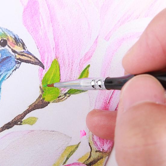 11Pcs Extreme Detail Miniature Paint Brushes Fine Art Premium Synthetic Nylon Bristles Small Gap Precision Brushes