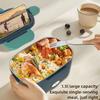 Large Capacity Plastic Heating Lunch Box with Spoon New Portable Food Warmer Electric Lunch Box for Car & Truck & Home & Office