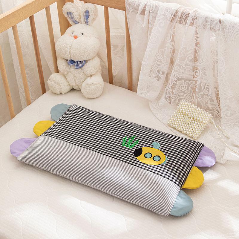 1PC Cotton Washed Cotton Pillow 0-12 Years Old Baby Kindergarten Elementary School Student Nap Pillow