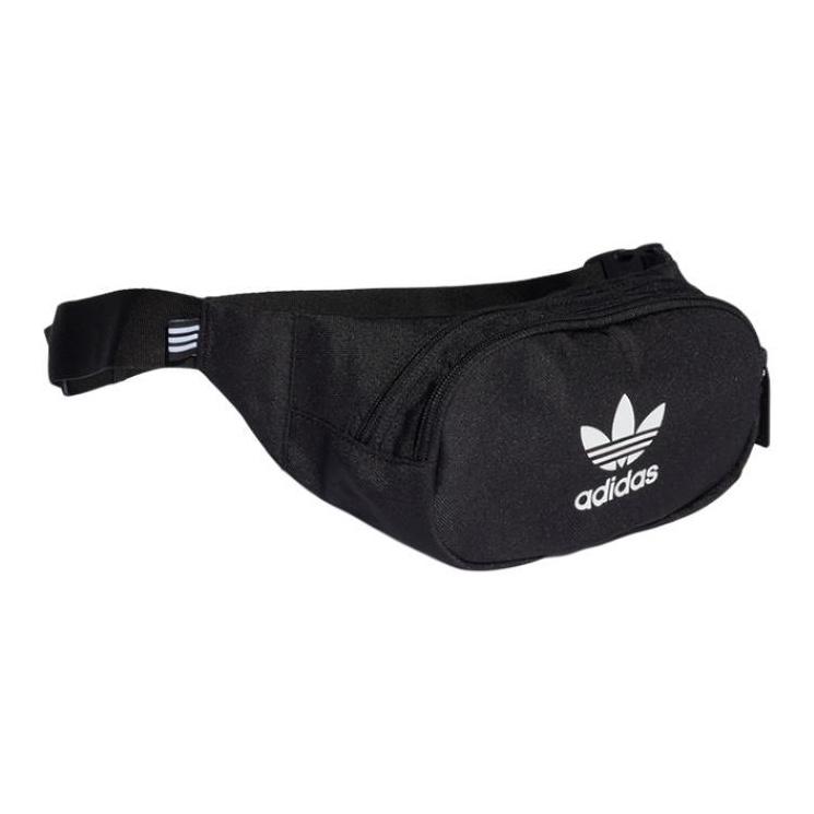 adidas Originals Классическая Большая Логотип Базовый Полиэстер Сумка через плечо Нагрудная Поясная Сумка Унисекс сумки Черный DV2400