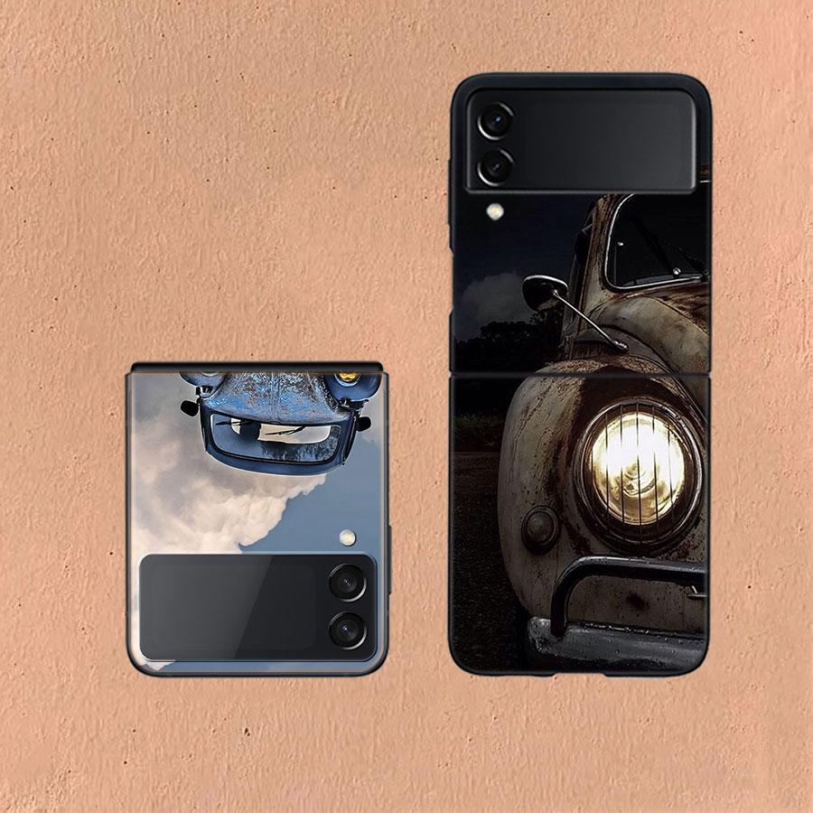 Мне нравится чехол Beetle для Samsung Z Flip7 6 Galaxy, противоударный чехол для Z Flip5 Z Flip3 4 5G, жесткая крышка для телефона, TPU PC, жесткий Funda